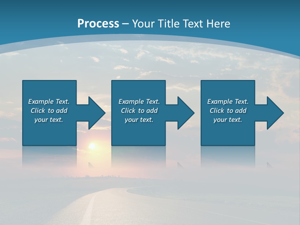 Speed Dusk Country PowerPoint Template