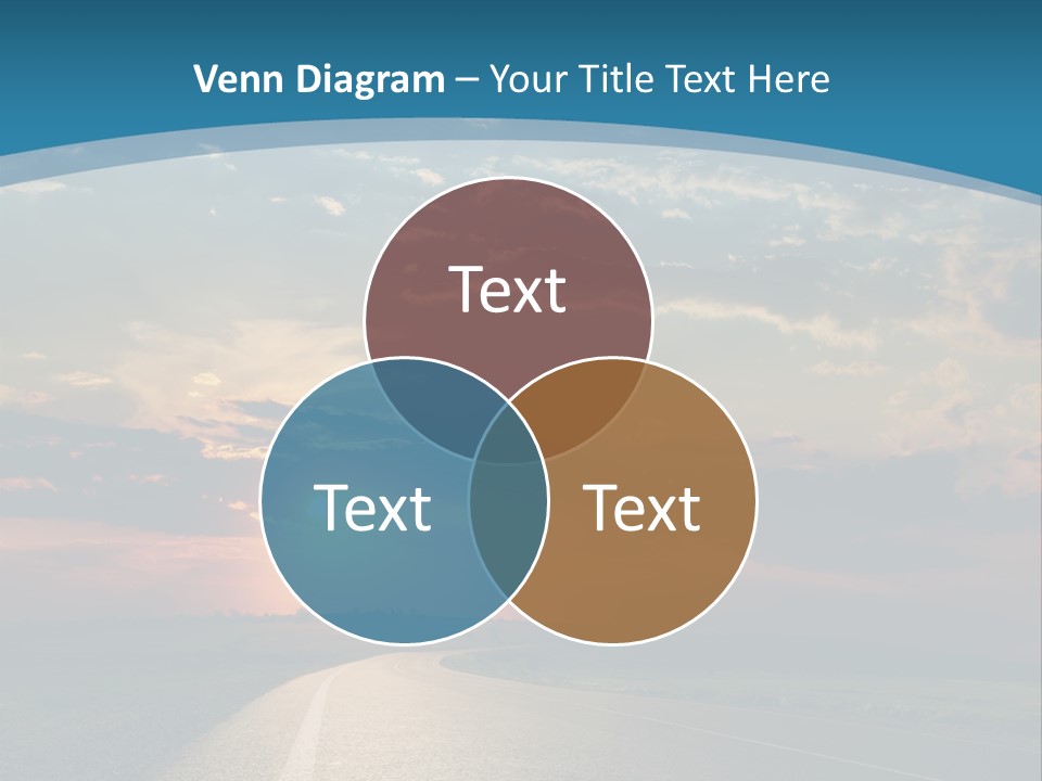 Speed Dusk Country PowerPoint Template