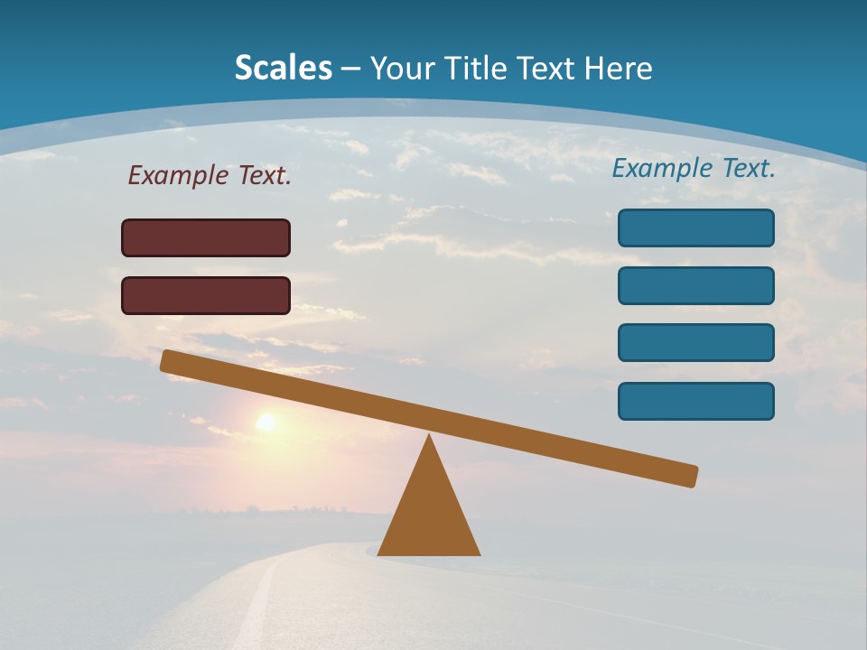 Speed Dusk Country PowerPoint Template