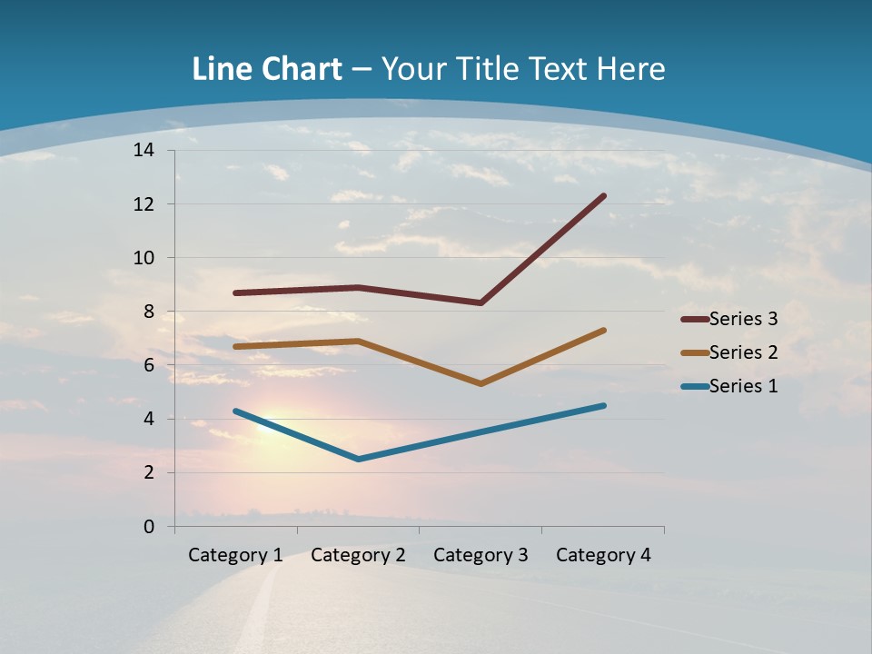Speed Dusk Country PowerPoint Template