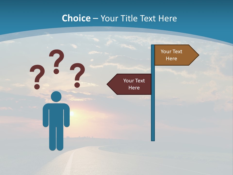 Speed Dusk Country PowerPoint Template