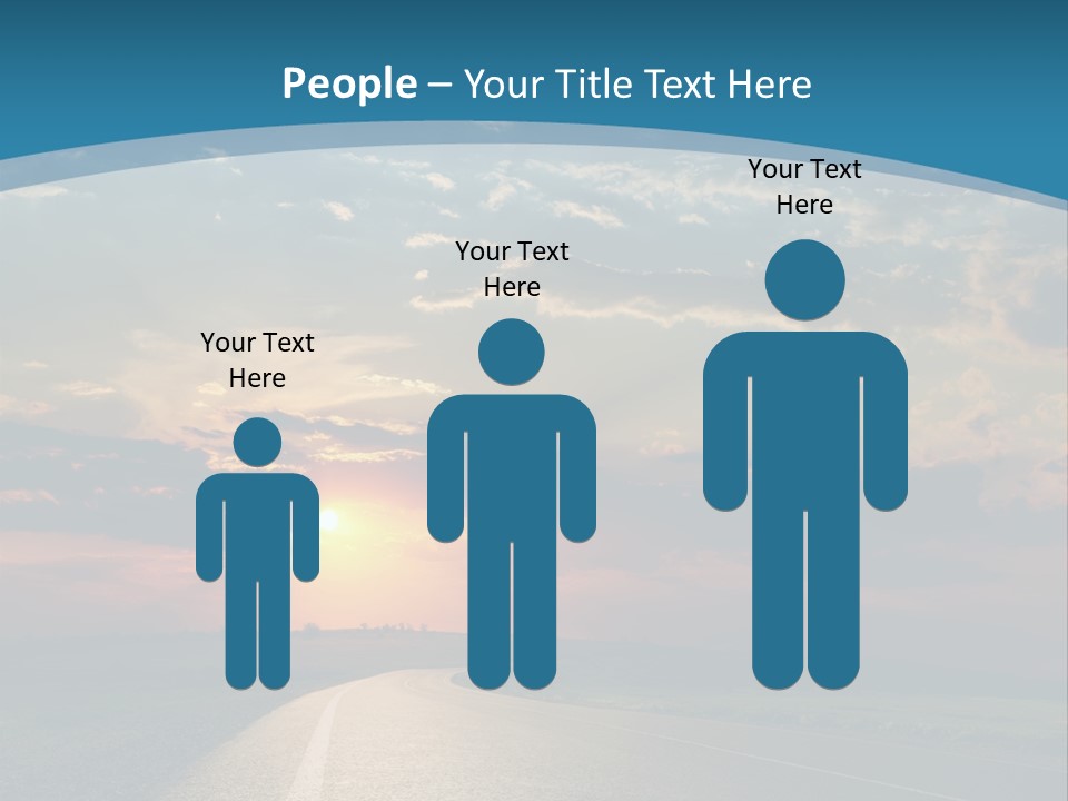 Speed Dusk Country PowerPoint Template