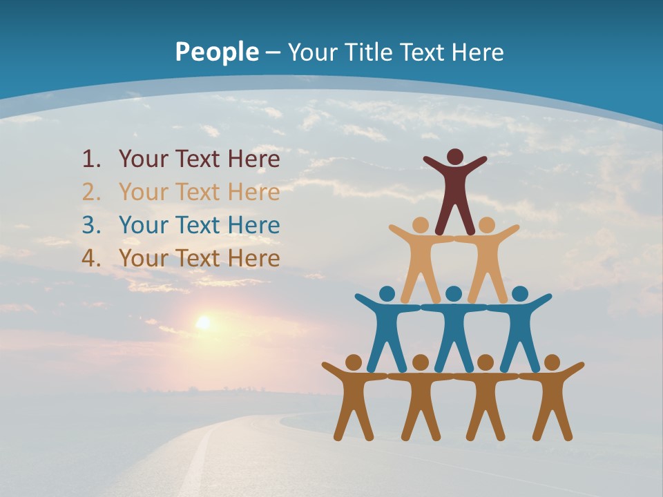 Speed Dusk Country PowerPoint Template