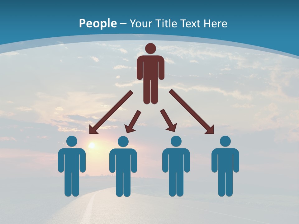 Speed Dusk Country PowerPoint Template