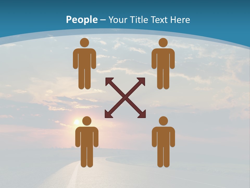 Speed Dusk Country PowerPoint Template