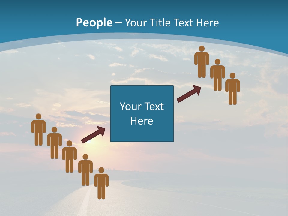 Speed Dusk Country PowerPoint Template