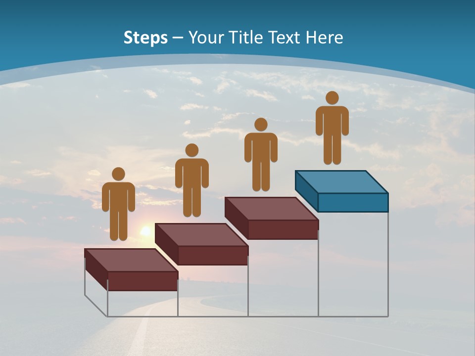 Speed Dusk Country PowerPoint Template