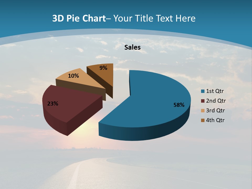 Speed Dusk Country PowerPoint Template