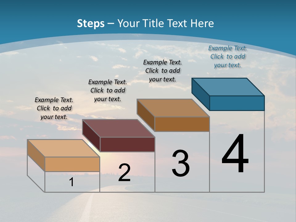 Speed Dusk Country PowerPoint Template