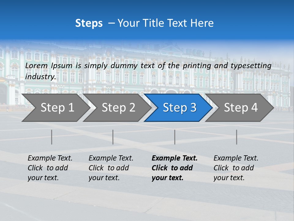 Museum Russia Winter PowerPoint Template
