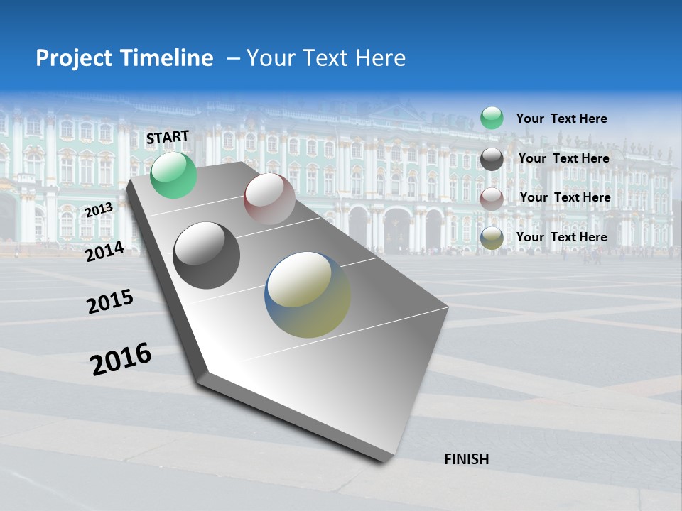 Museum Russia Winter PowerPoint Template