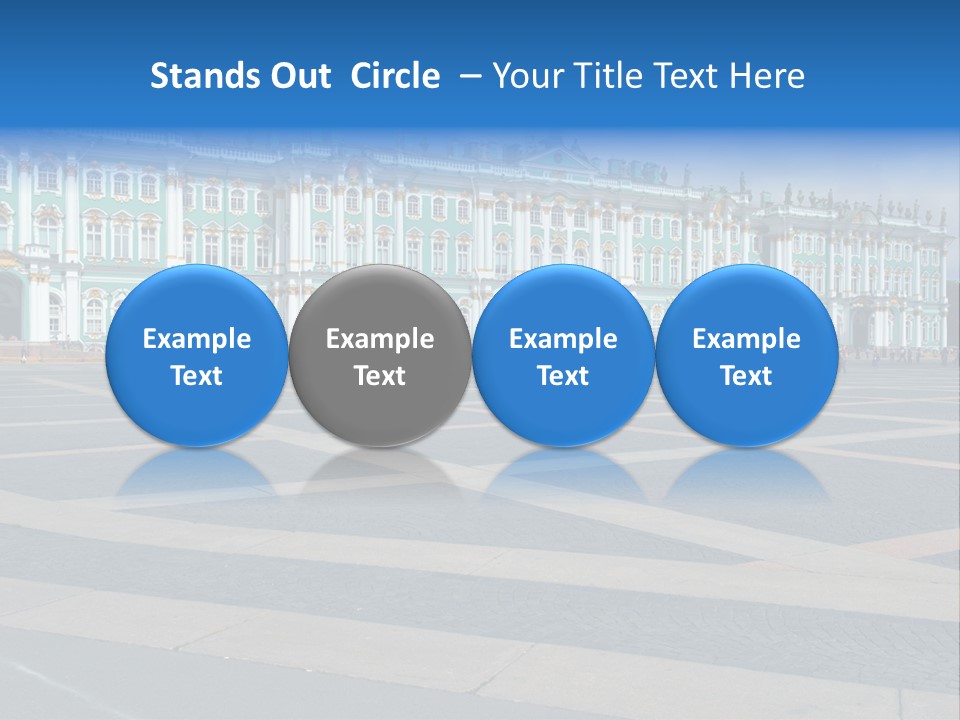 Museum Russia Winter PowerPoint Template