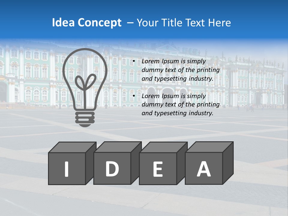 Museum Russia Winter PowerPoint Template