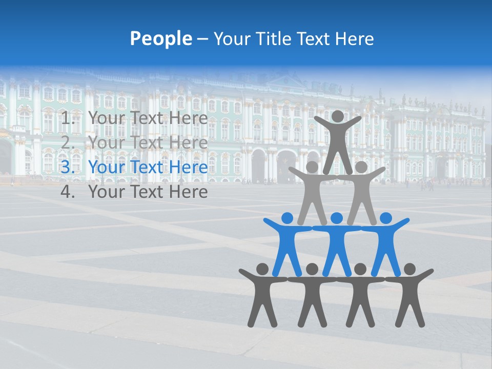 Museum Russia Winter PowerPoint Template