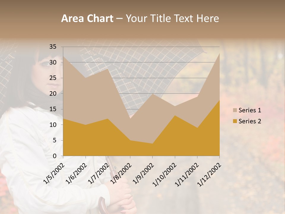 Road Tranquil Leaf PowerPoint Template