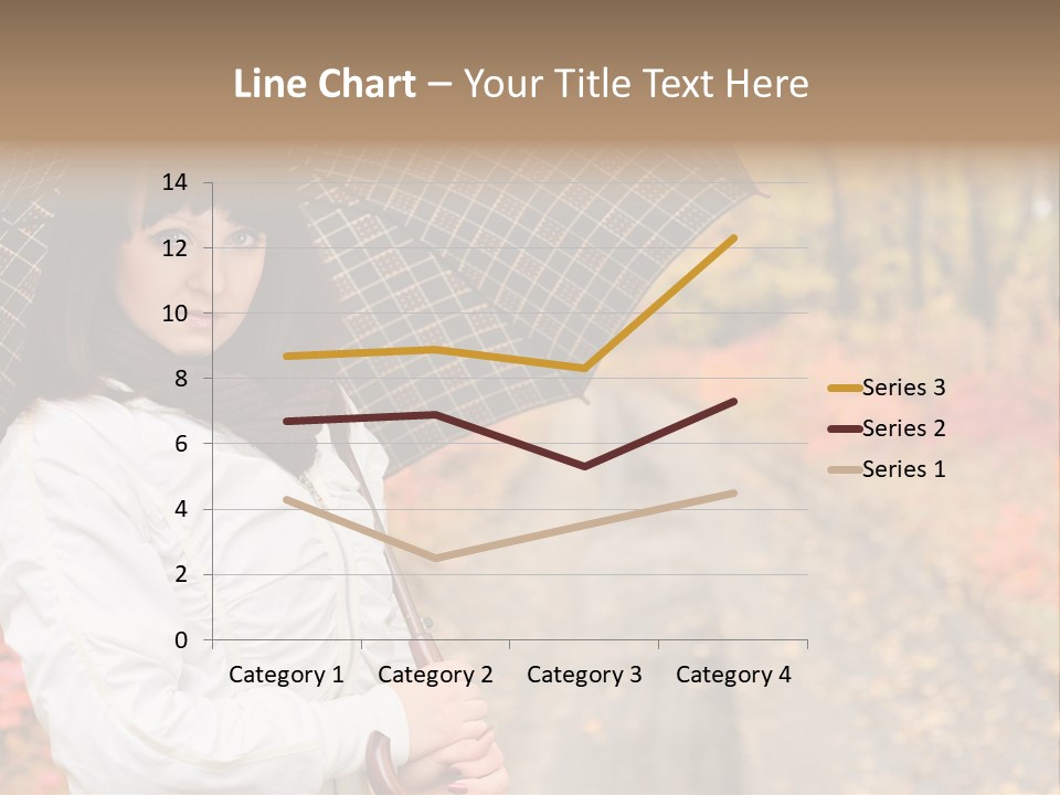Road Tranquil Leaf PowerPoint Template