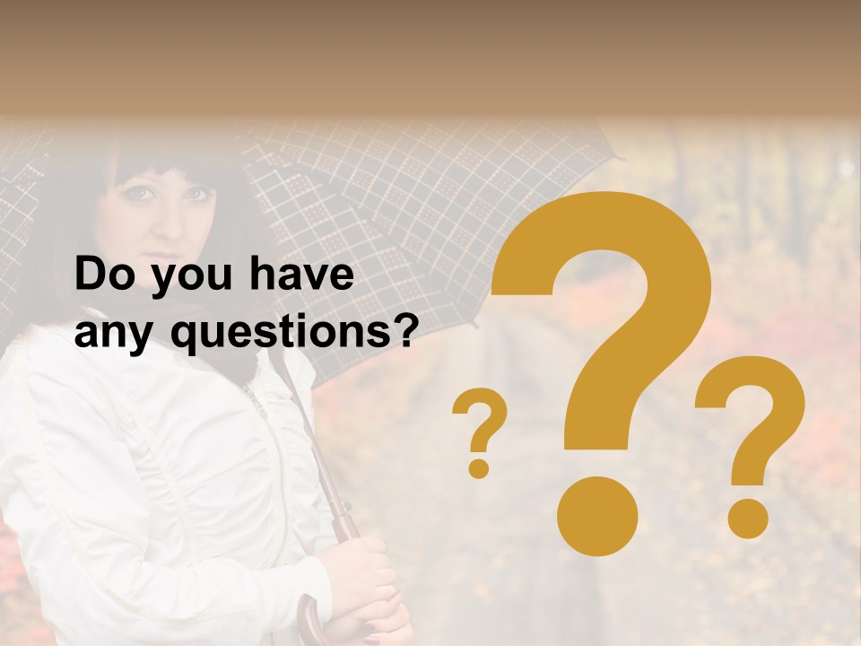 Road Tranquil Leaf PowerPoint Template