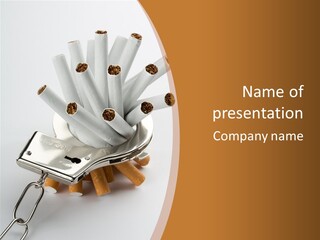 White Tobacco Issues PowerPoint Template