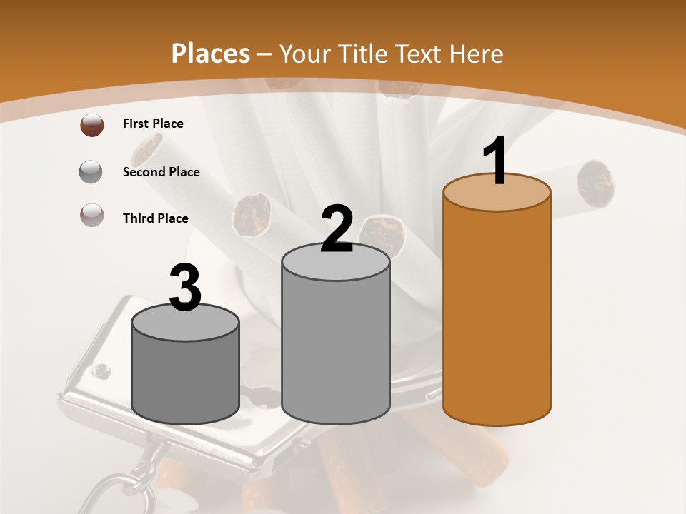White Tobacco Issues PowerPoint Template