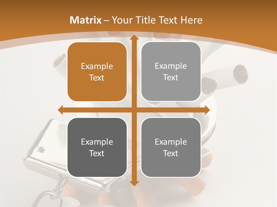 White Tobacco Issues PowerPoint Template
