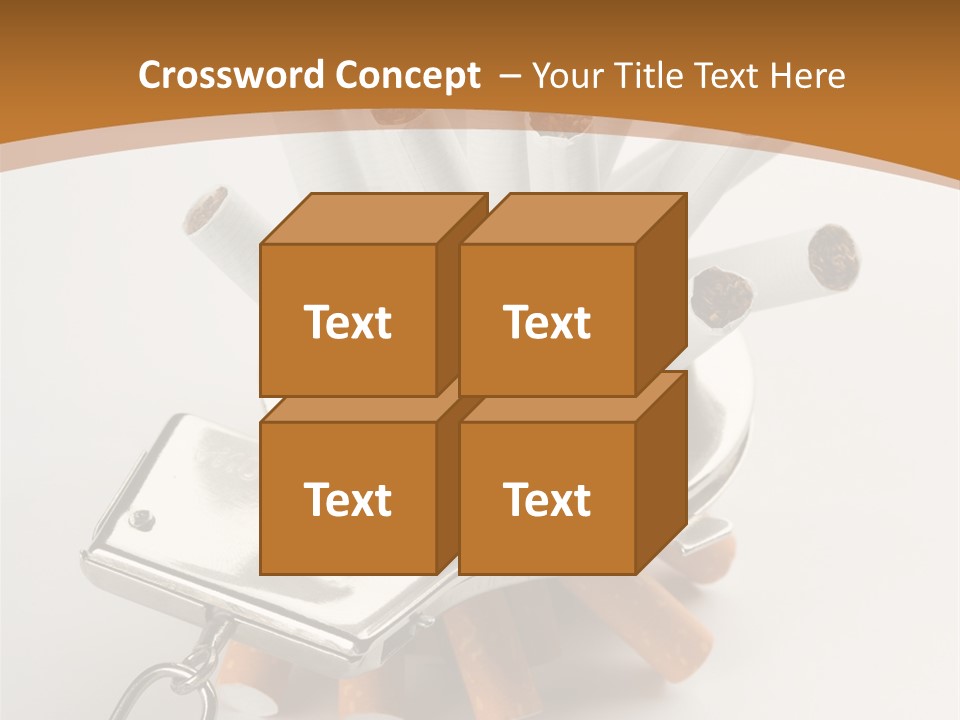 White Tobacco Issues PowerPoint Template