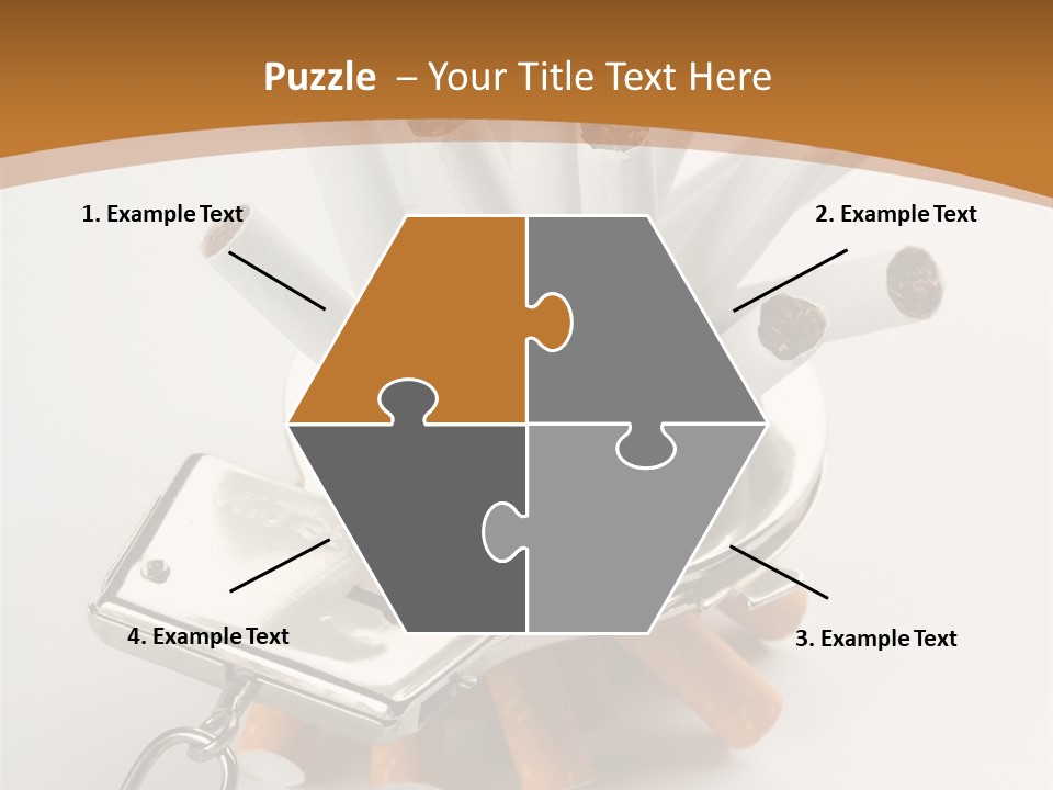White Tobacco Issues PowerPoint Template