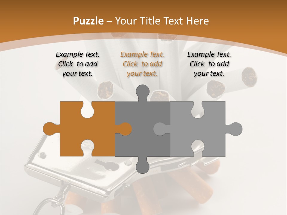 White Tobacco Issues PowerPoint Template