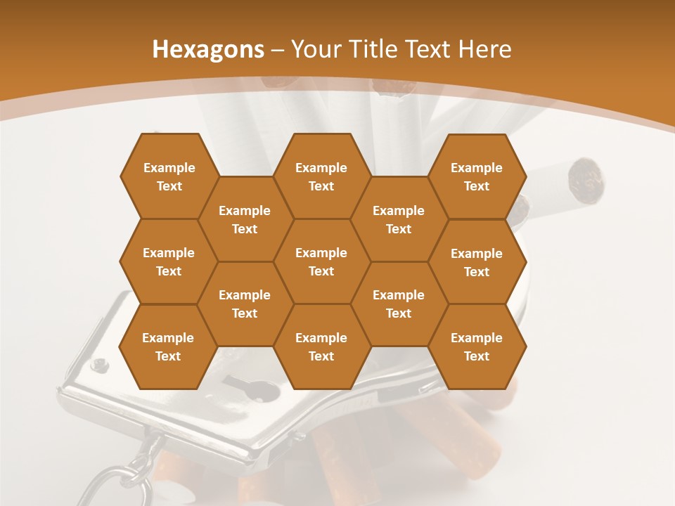 White Tobacco Issues PowerPoint Template