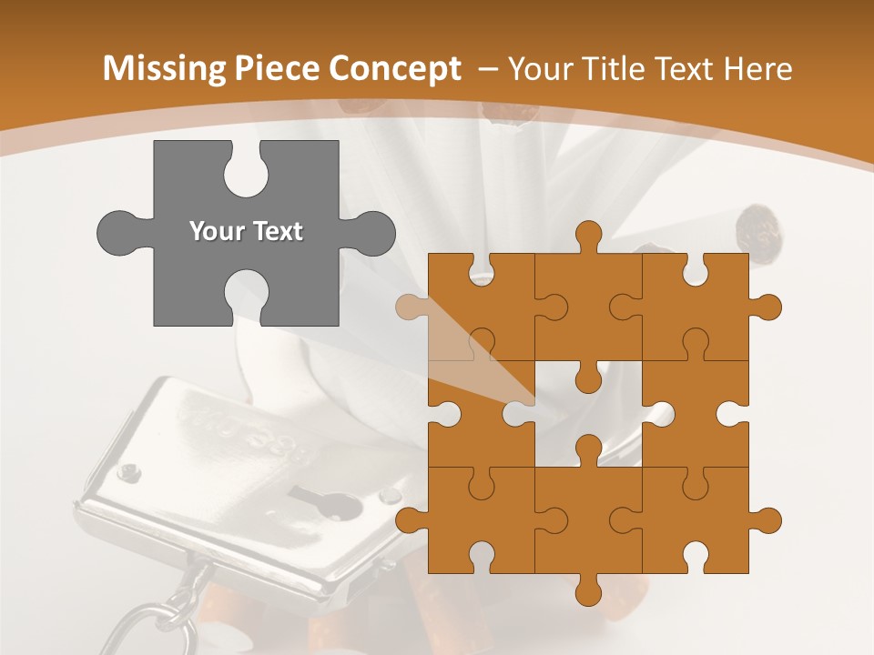 White Tobacco Issues PowerPoint Template