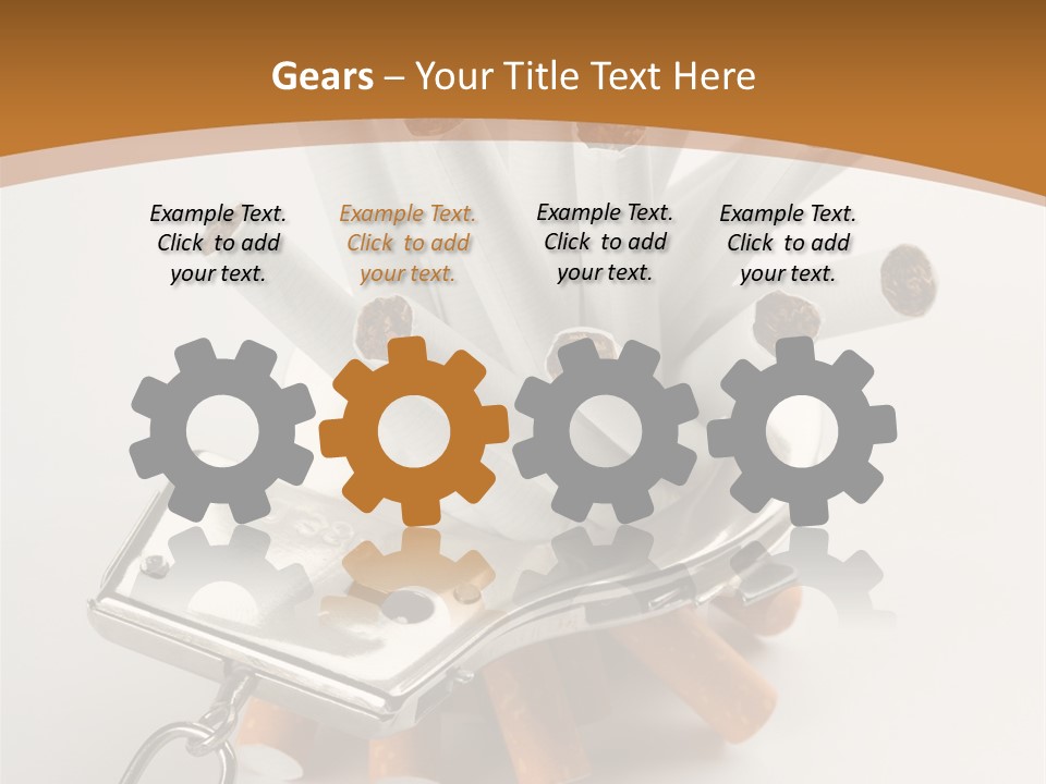 White Tobacco Issues PowerPoint Template