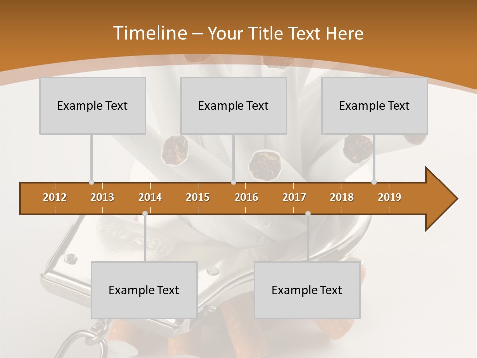 White Tobacco Issues PowerPoint Template