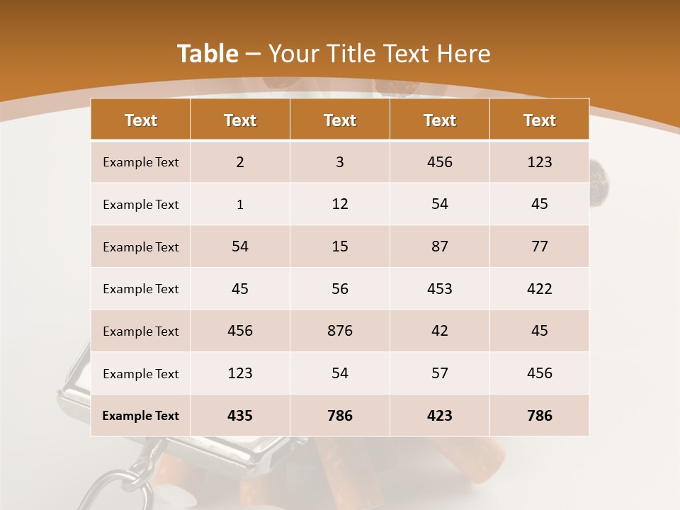 White Tobacco Issues PowerPoint Template
