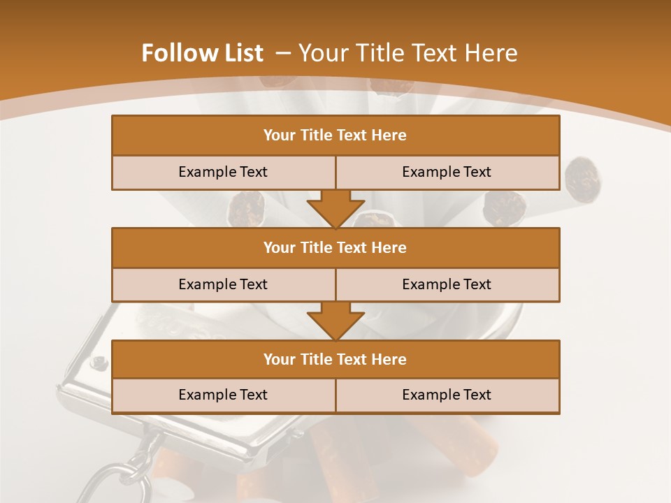 White Tobacco Issues PowerPoint Template