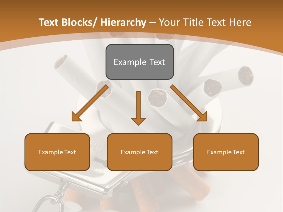 White Tobacco Issues PowerPoint Template