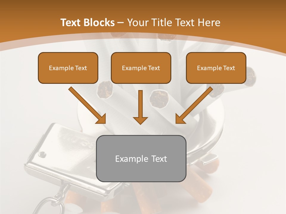 White Tobacco Issues PowerPoint Template