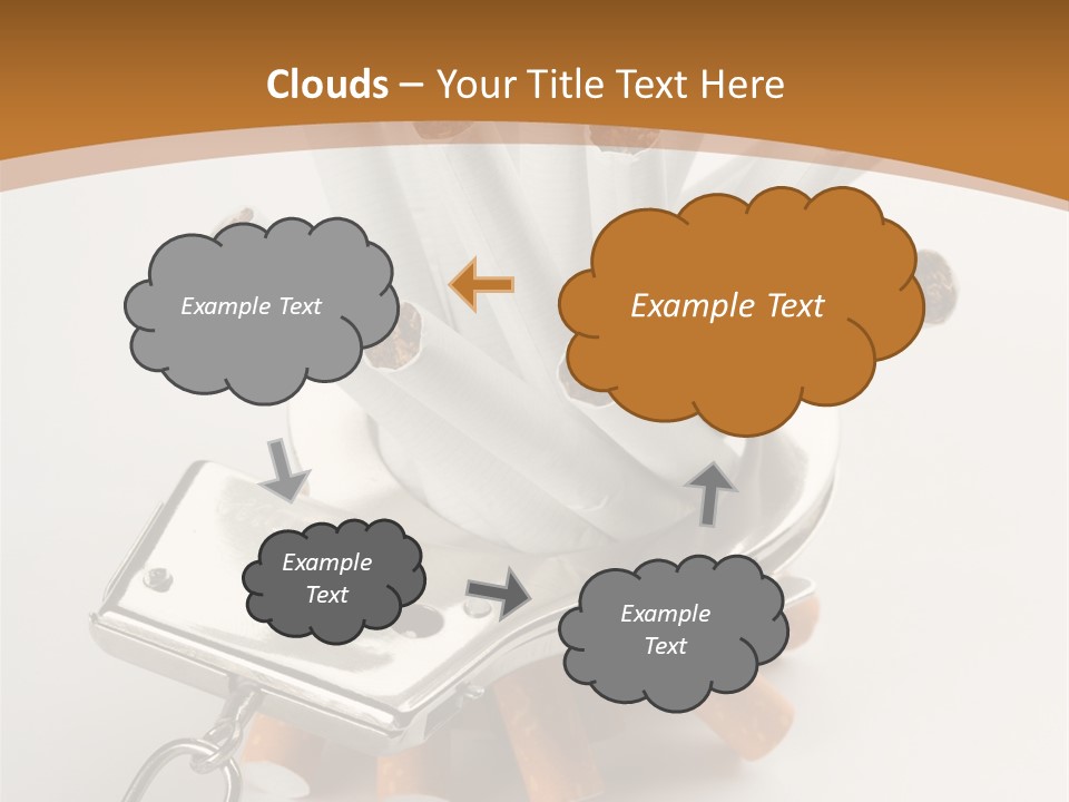 White Tobacco Issues PowerPoint Template