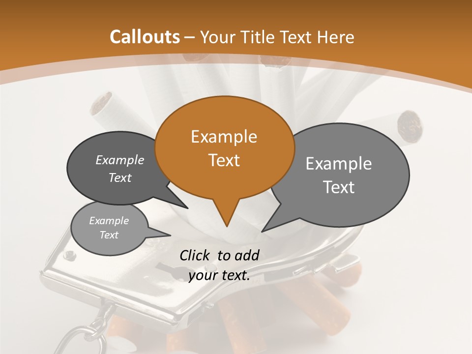 White Tobacco Issues PowerPoint Template