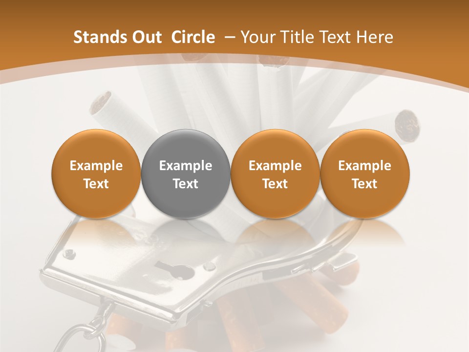 White Tobacco Issues PowerPoint Template