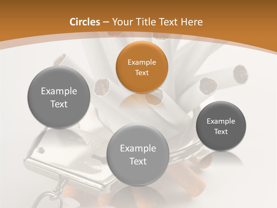 White Tobacco Issues PowerPoint Template
