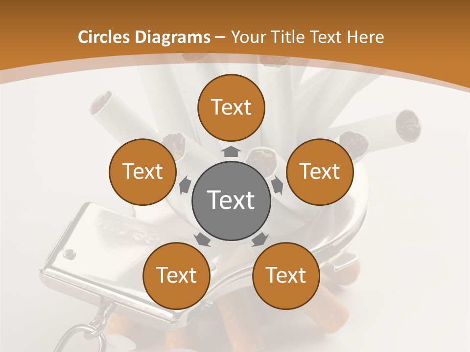 White Tobacco Issues PowerPoint Template