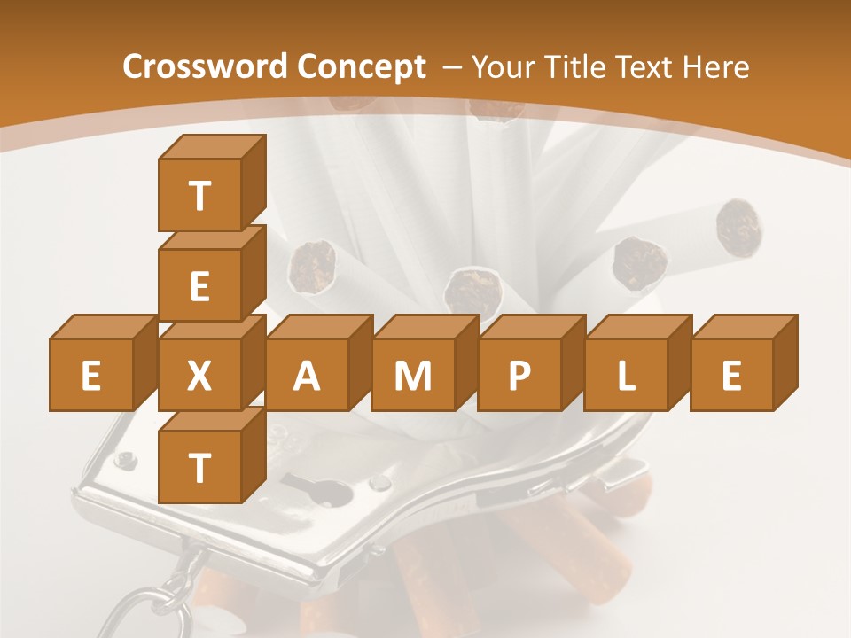 White Tobacco Issues PowerPoint Template