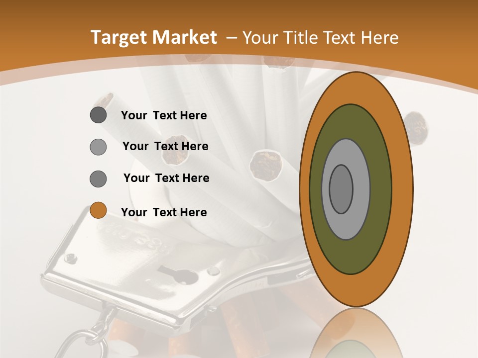 White Tobacco Issues PowerPoint Template