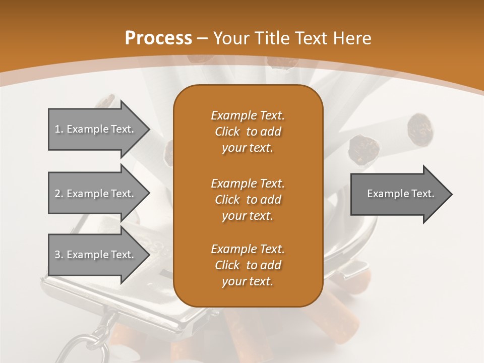 White Tobacco Issues PowerPoint Template