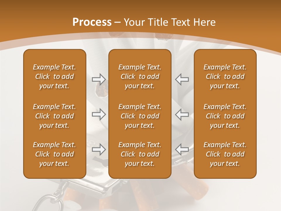 White Tobacco Issues PowerPoint Template