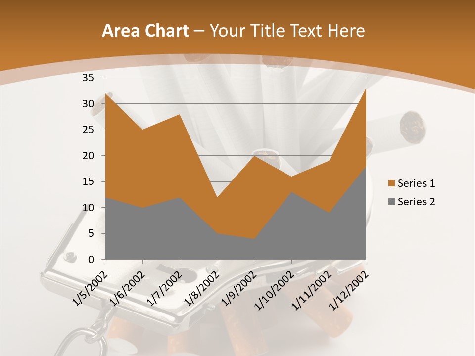White Tobacco Issues PowerPoint Template