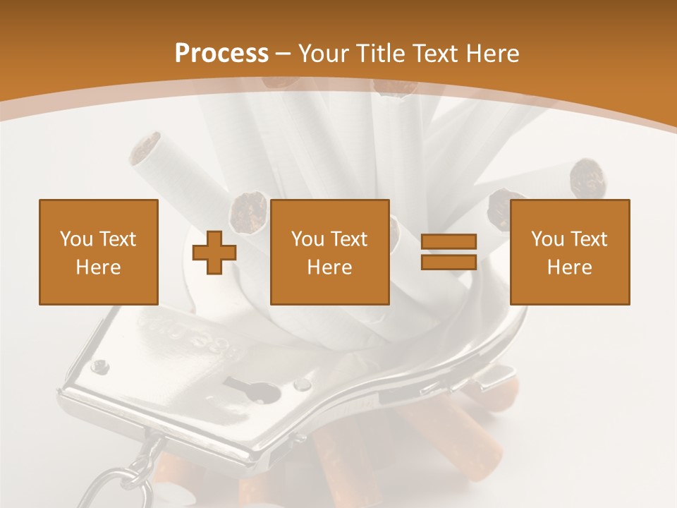 White Tobacco Issues PowerPoint Template