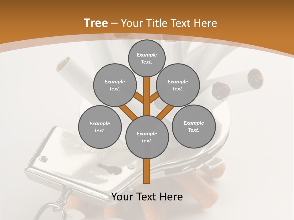 White Tobacco Issues PowerPoint Template