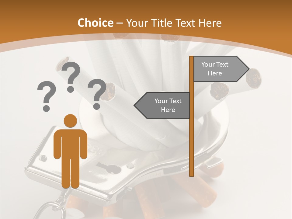 White Tobacco Issues PowerPoint Template