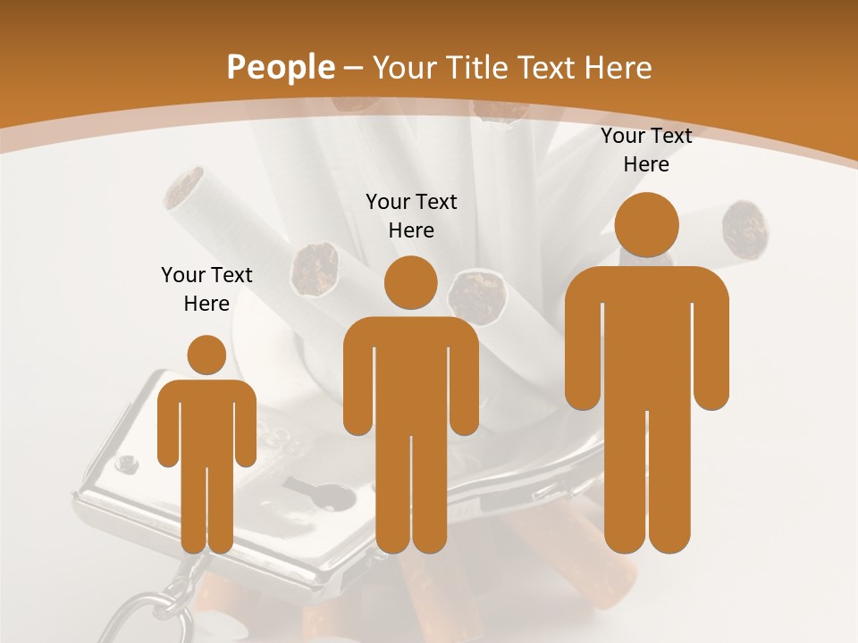 White Tobacco Issues PowerPoint Template