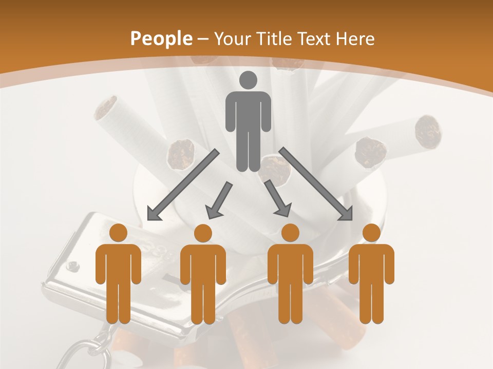 White Tobacco Issues PowerPoint Template